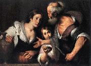 Bernardo Strozzi Prophet Elijah and the Widow of Sarepta USA oil painting artist